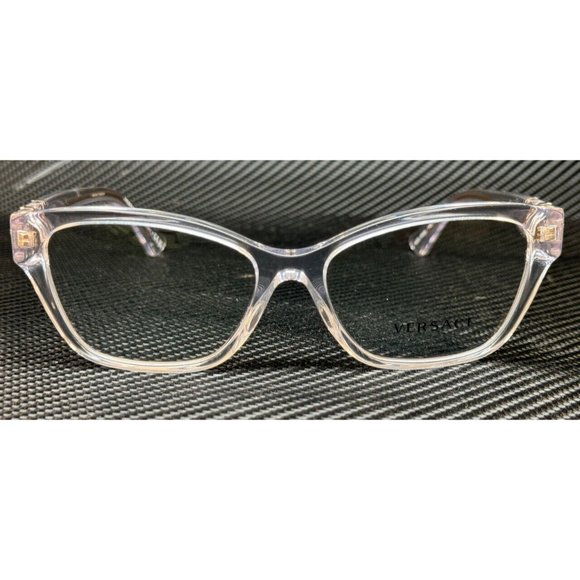 New! Versace Womens Transparent Crystal Eyeglasses - Picture 2 of 5